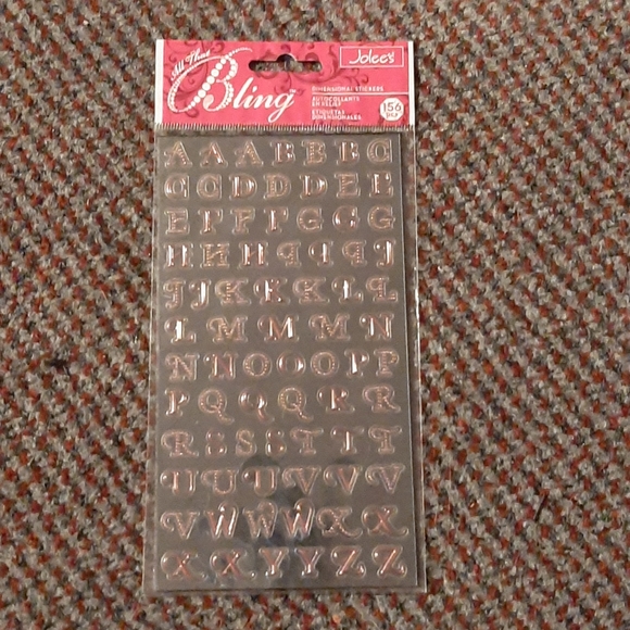 4 packs of Alpha stickers, 2 Numbers, 1 Baseball - Picture 2 of 4